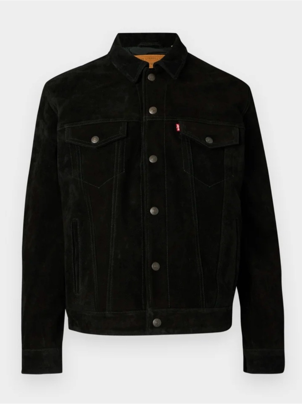 Levi Strauss Suede Trucker Jacket | jean jacket style, large